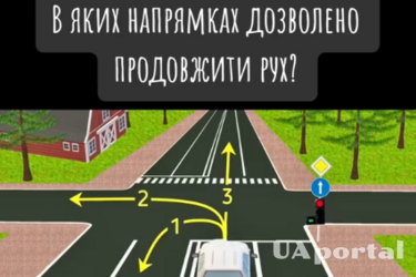 У якому з напрямків може поїхати водій: тест на знання ПДР (відео)