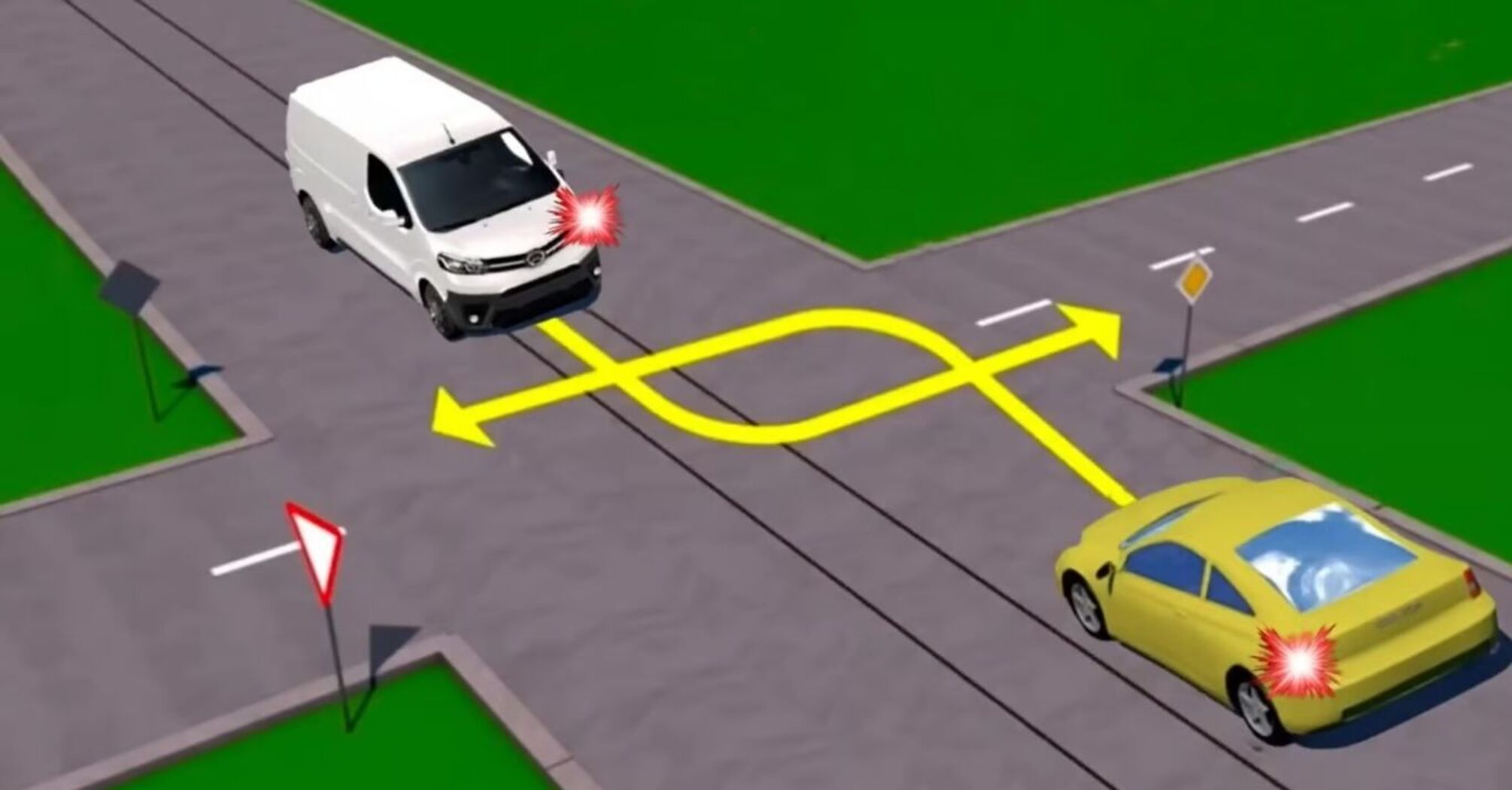 Кто из автомобилистов выбрал правильную траекторию для поворота: хитрый тест по ПДД
