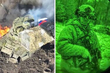 Воины ССО 'подстрелили' танк, ББМ, пушечный комплекс 'Тунгуска' и ротный опорный пункт оккупантов (видео)