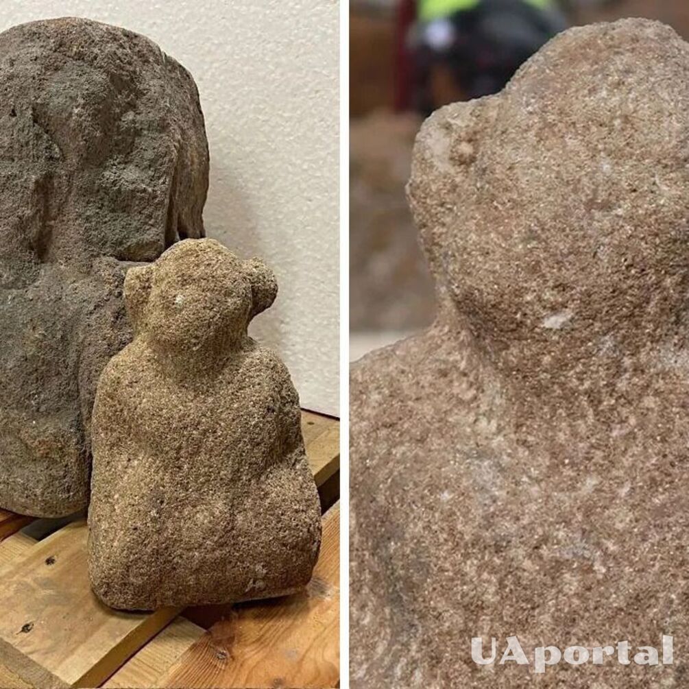 Лицо человека, а тело змеи: в Германии нашли скульптуру удивительного божества (фото)