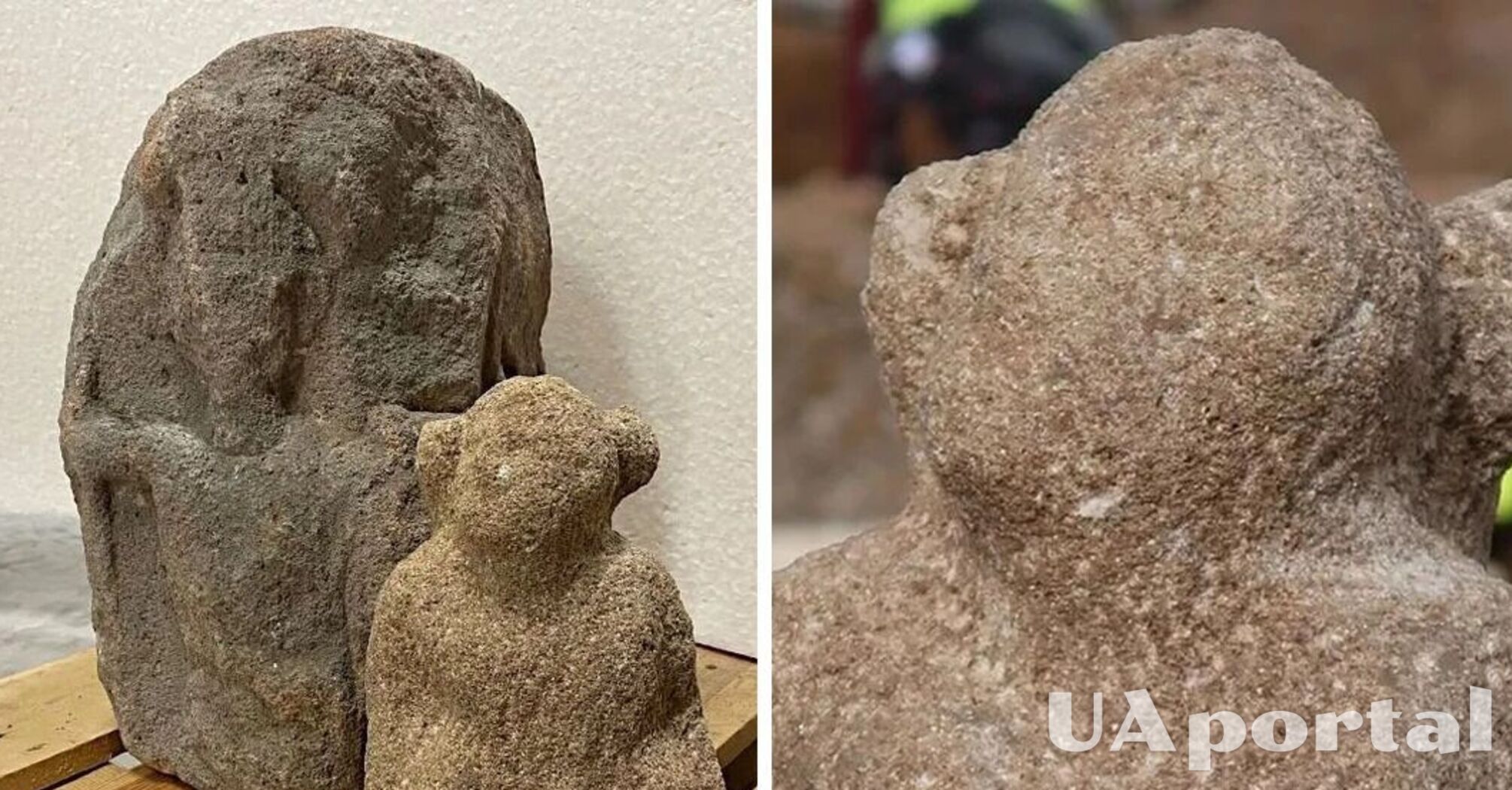 Лицо человека, а тело змеи: в Германии нашли скульптуру удивительного божества (фото)