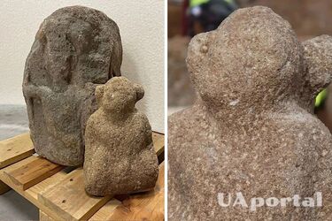 Обличчя людини, а тіло змії: у Німеччині знайшли скульптуру дивного божества (фото)