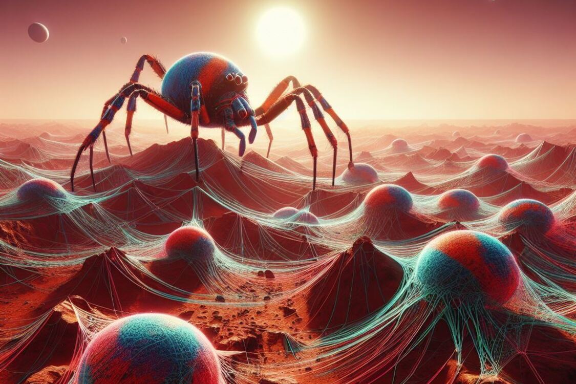 'Марсианские пауки': космический аппарат ESA зафиксировал на Красной планете уникальный феномен (фото)