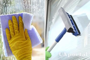 How to wash windows so that they are clean after rain
