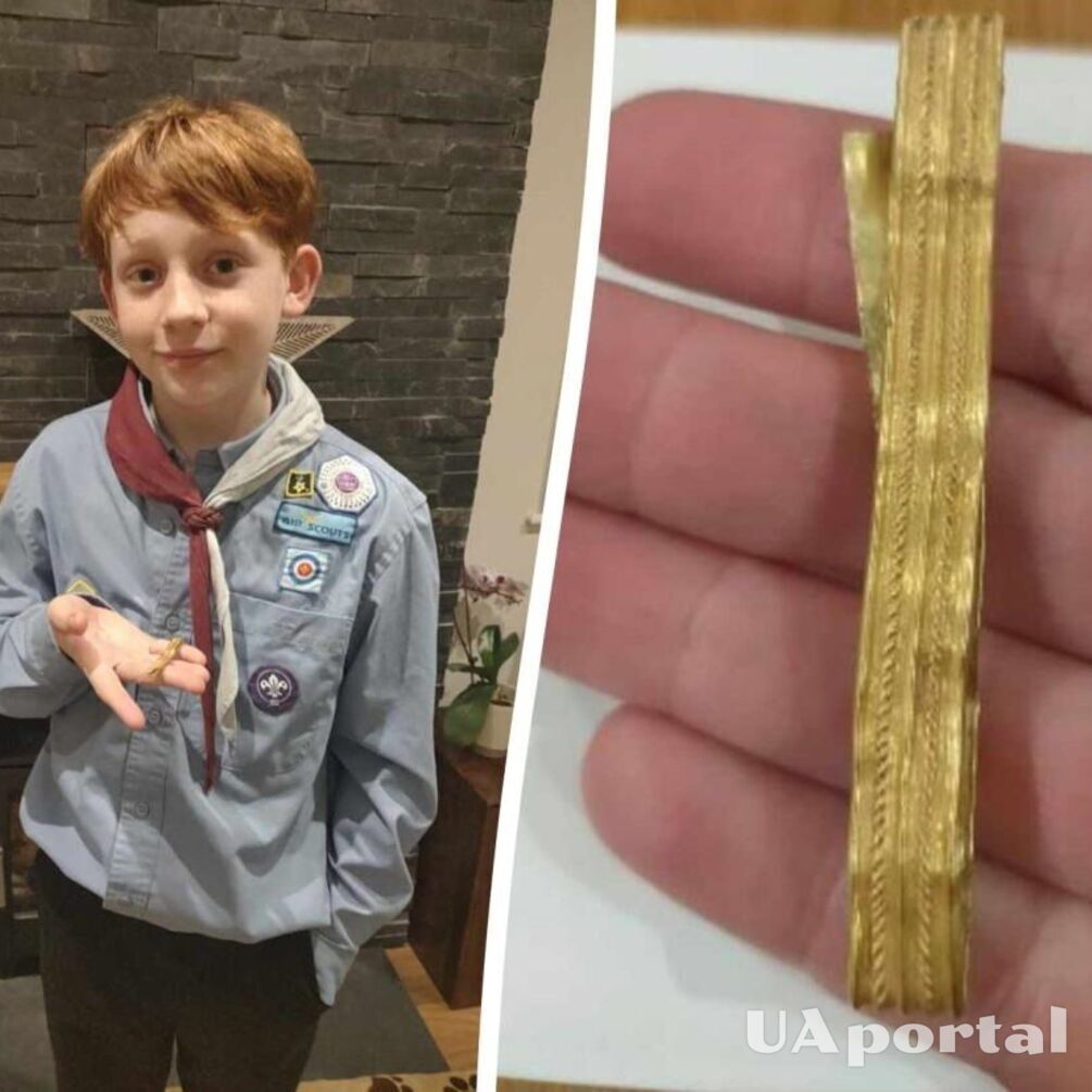 Хлопчик випадково знайшов рідкісний 2000-річний браслет під час прогулянки з собакою (фото)