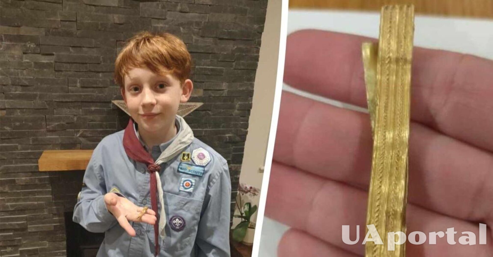 Хлопчик випадково знайшов рідкісний 2000-річний браслет під час прогулянки з собакою (фото)