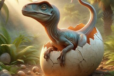 Paleontological discovery: scientists discovered unique remains of newborn dinosaurs (photo)