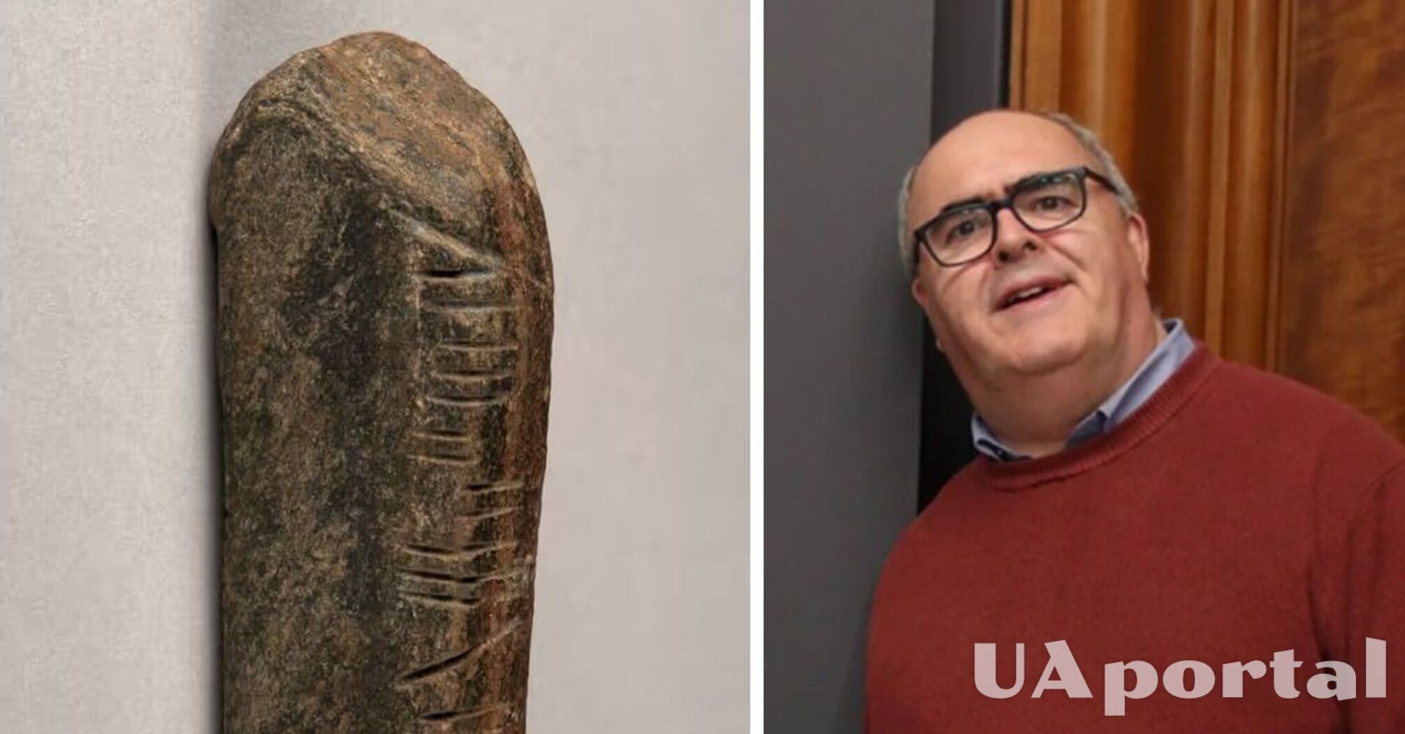 Вчитель випадково знайшов в саду камінь зі стародавнім письмом: артефакту понад 1600 років (фото)