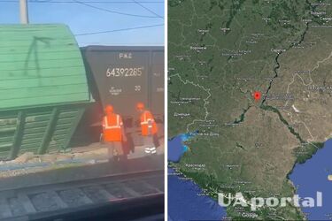 БПЛА сбросили с рельсов грузовой поезд с топливом на станции Котлубань в Волгограде (фото, видео)