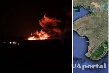 По аеродрому Бельбек в Криму 'прилетіло' вдруге з добу: була пожежа і детонація (відео)