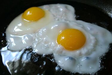 Why you can't fry eggs straight from the fridge: the answer of the chefs