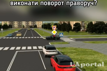 Должен ли водитель белого автомобиля повернуть направо: тест на знание ПДД (видео)