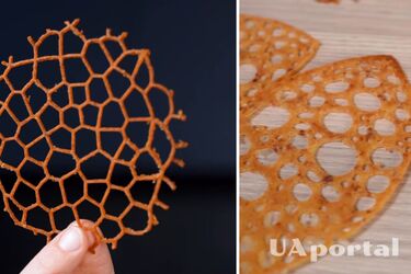 Хрустящее украшение к блюдам: твиль с беконом