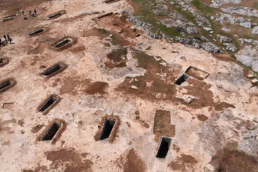 A 2,000-year-old tomb guarded by bull heads was found in Turkey (photo)