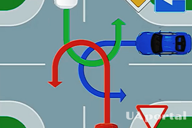 Кому з водіїв заборонено розвернутися у такій ситуації: тест на знання ПДР (відео)