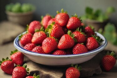 Едим клубнику и худеем