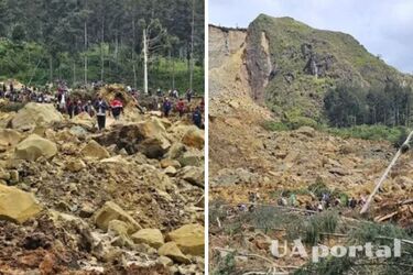 As a result of a landslide in Papua New Guinea, 2,000 people died (photo)
