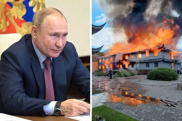 На Алтаї згоріла одна з дач Путіна: вогонь охопив все (фото)