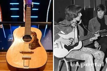 Гітару Джона Леннона, яка вважалася втраченою, продали на аукціоні в Нью-Йорку
