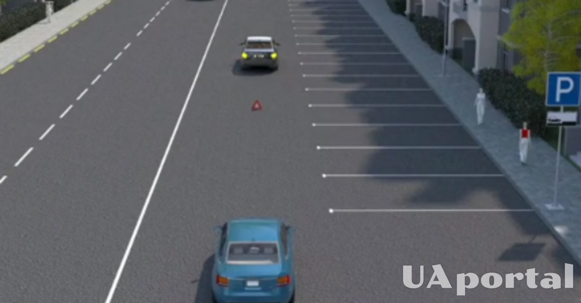 З якого боку водій може виконати об'їзд перешкоди: задача на знання ПДР (відео)