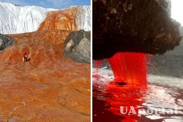 Почему в Антарктиде появляются кровавые водопады