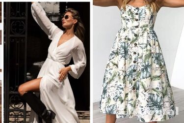 Идеальные для жаркой погоды: трендовые льняные платья 2024 года