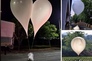 Выпущено более 700 воздушных шаров с мусором: КНДР забросала Южную Корею нечистотами (фото, видео)