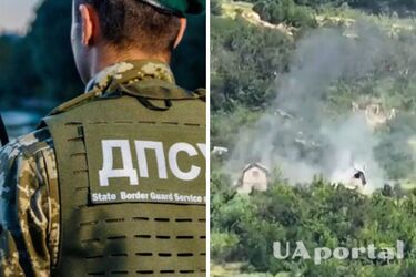 Під Бахмутом прикордонники знищили дві гаубиці та РЕБ окупантів (відео)