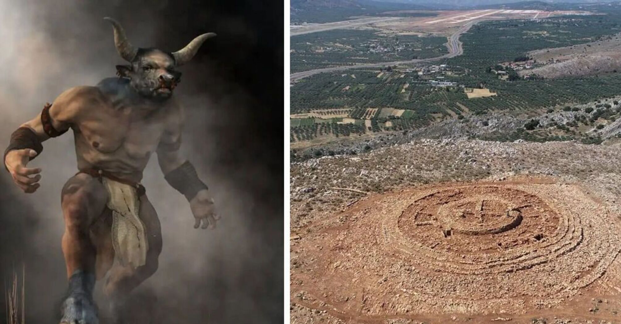A 4000-year-old Minoan labyrinth where the Minotaur lived discovered in Crete (photo)