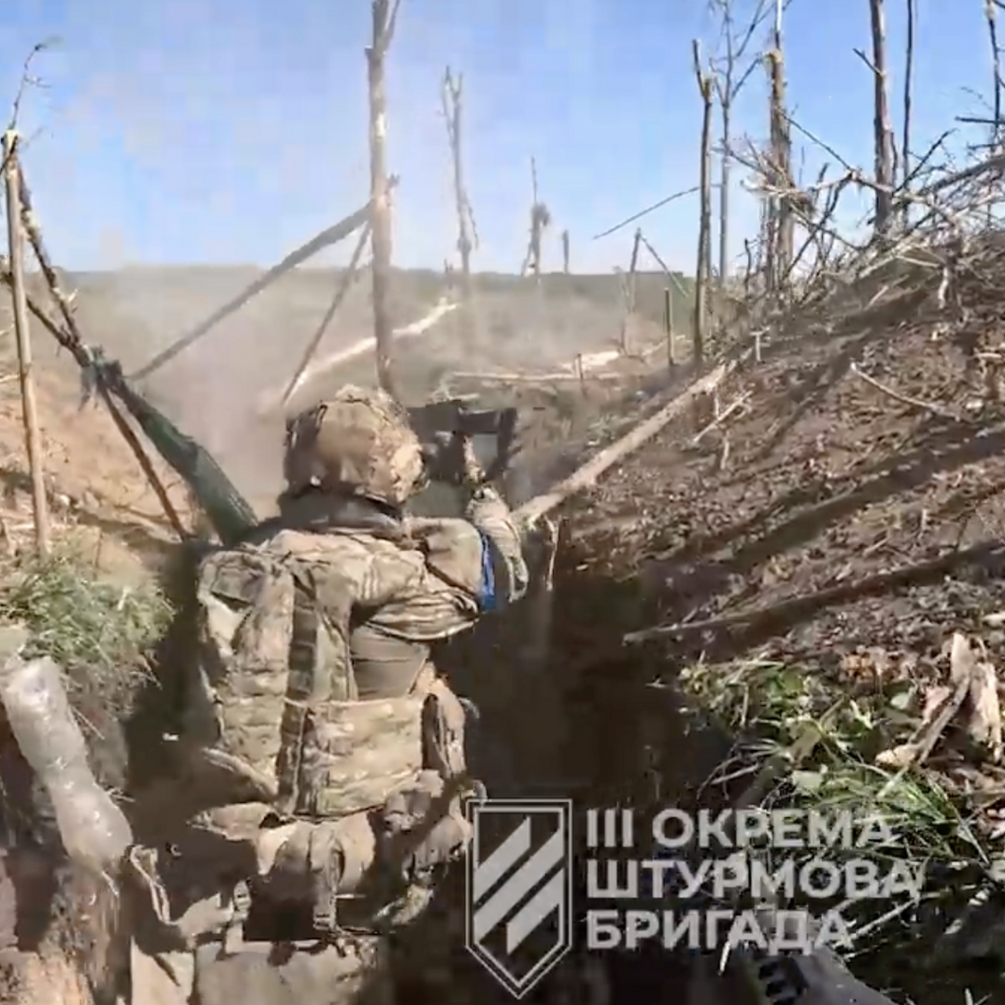 Бійці 3-ї ОШБр зачистили позиції від окупантів на Харківщині: відео ближнього бою