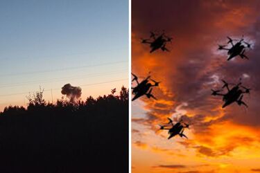 Дроны атаковали три области рф: есть попадание по заводу по производству химии для авиапрома (видео)