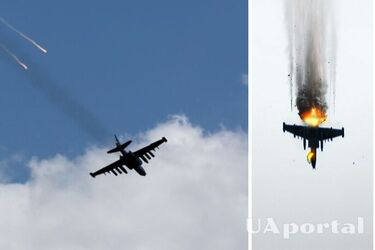 Бійці Нацгвардії 'Іглою' знищили ворожий штурмовик Су-25 'Грач' на Донеччині (відео)