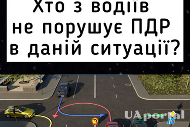 Хто з водіїв не порушив правила у цій ситуації: задача на знання ПДР (відео)
