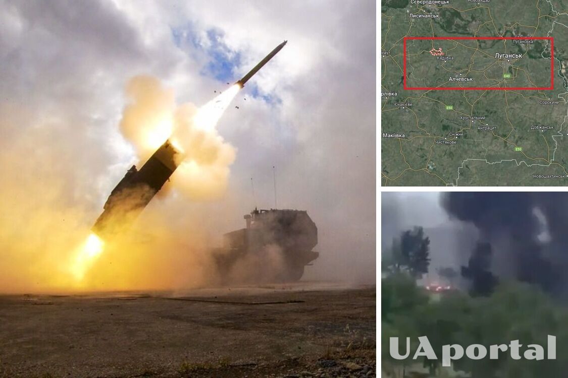 В Луганской области HIMARS ударил по расположению окупантов (видео)