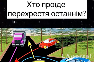 Кто из водителей проедет этот перекресток последним: задача на знание ПДД для внимательных (видео)