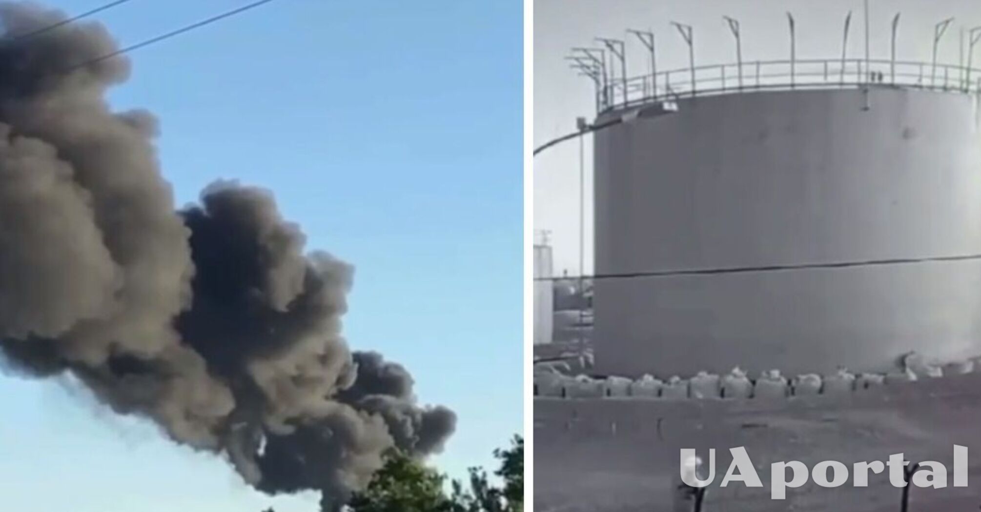 Антидронова рушниця не врятувала: з'явилося відео атаки БПЛА по нафтобазі у Ростовській області