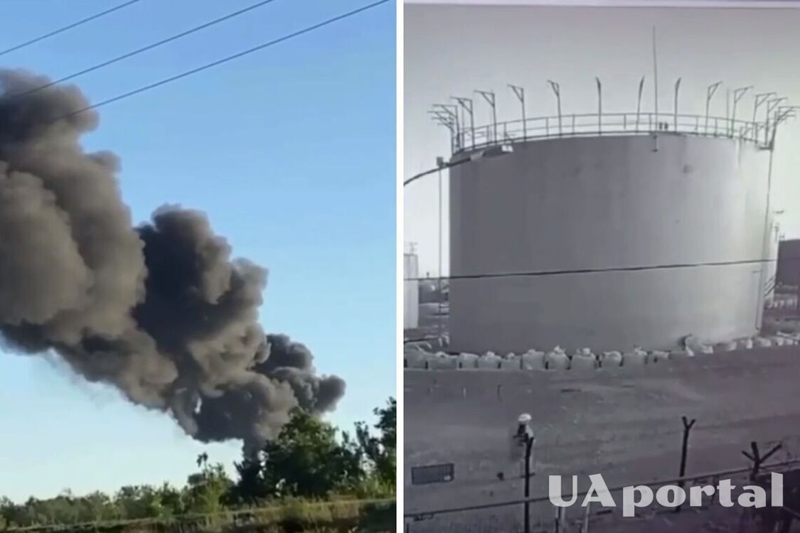 Антидроновое ружье не спасло: появилось видео атаки БПЛА по нефтебазе в Ростовской области