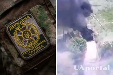 На Харьковском направлении пограничники уничтожили тягач МТ-ЛБ и БМП оккупантов (видео)