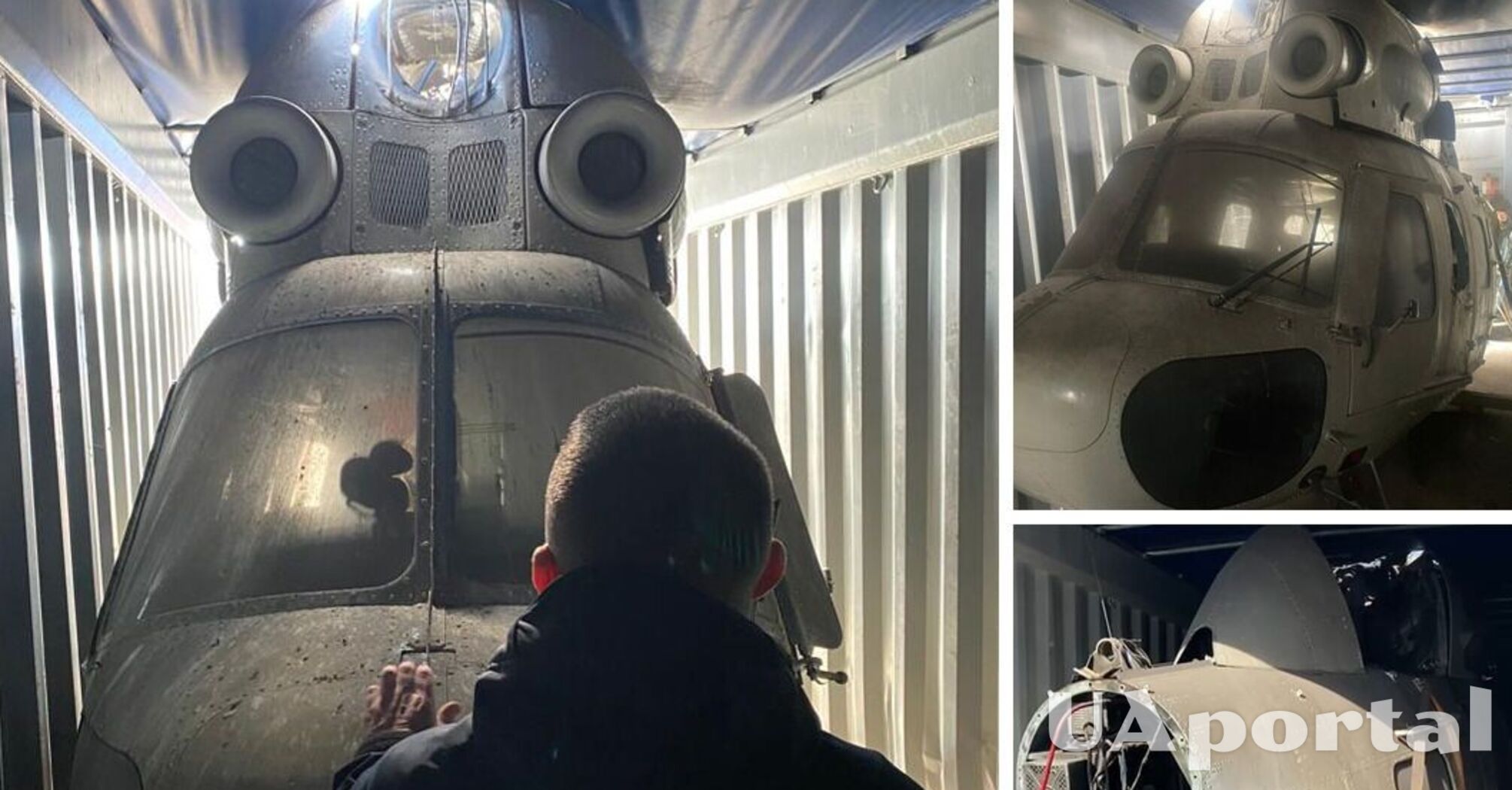 ДБР знайшло гелікоптер Мі-2 під час обшуків на Одеській митниці (фото, відео)