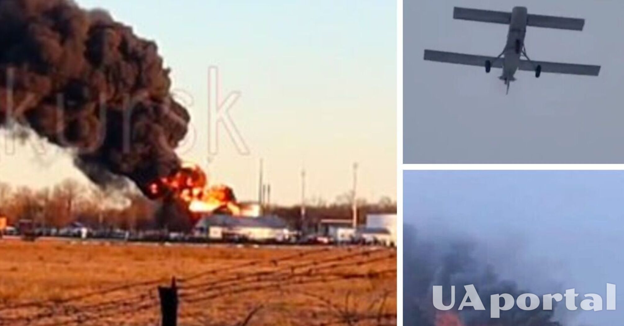 Вибухи на росії 20 липня: горить військовий аеродром Мілерово, стовп диму біля нафтобази (відео)