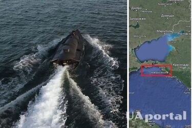 Морські дрони атакували у Новоросійську головний російський порт на Чорному морі (відео)