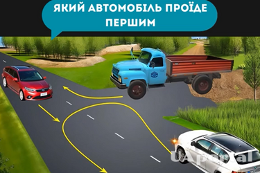Хто з водіїв проїде таке перехрестя першим: задача на знання ПДР (відео)