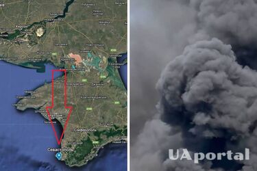 В Севастополе прогремел мощный взрыв, на мысе Фиолент столб дыма возле российской части РЭБ (фото)