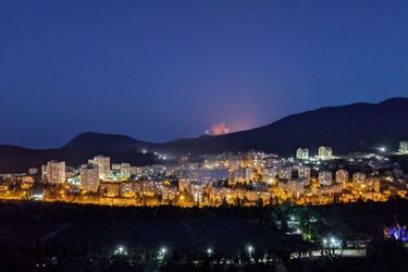 В Криму сталася масштабна пожежа на газопроводі поблизу Алушти (фото, відео)