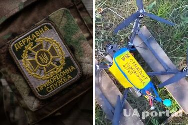На Вовчанському напрямку прикордонники знищили танк окупантів дроном з написом 'За Охматдит' (відео)