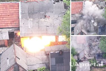 'Розірвало центр прінятія рєшеній': дрон-камікадзе 47 бригади ліквідував окупантів, які ховалися у закинутій будівлі (відео)