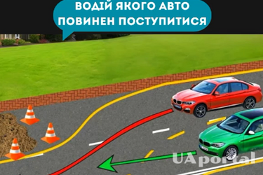 Хто з водіїв мусить поступитися дорогою у такій ситуації: задача на знання ПДР (відео)
