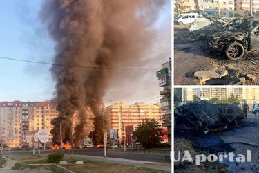 Горіли авто, в будинках вибиті вікна: росія ракетами вдарила по центру Сум (фото)