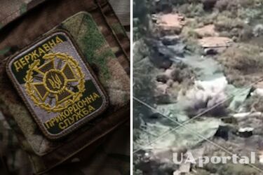 Прикордонники зруйнували укриття окупантів на Вовчанському напрямку (відео)