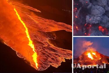 Наче пекло вийшло на поверхню: в Ісландії режим надзвичайної ситуації через виверження вулкана Сундхнукур (фото, відео)